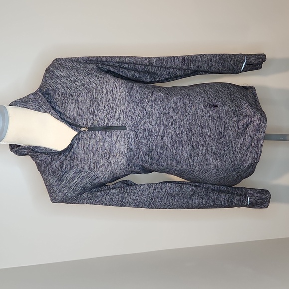 Lululemon Kanto Catch Me 1/2 ZipWee Stripe Black Heathered Black - Picture 5 of 12